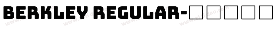 BERKLEY Regular字体转换